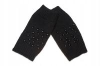 RĘKAWICZKI MITENKI CIEPŁE WEŁNIANE PEREŁKI MIZU CZ