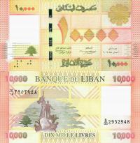 Liban 2014 - 10000 Livres - Pick 92b UNC