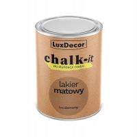 LUXDECOR LAKIER DO MEBLI CHALK-IT MATOWY BEZBARWNY 0,75L