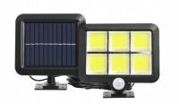 MOCNA LAMPA SOLARNA LED Z CZUJNIKIEM RUCHU PANEL