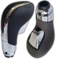 Gałka zmiany biegów czarna eko-skóra automat do Opel Insignia/Astra/Zafira