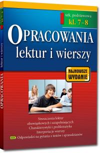 2x Opracowania LEKTUR + Repetytorium Język Polski 7-8 GREG Egzamin Podstawo