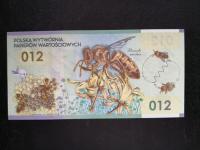 Тестовая банкнота PWPW-пчела 012 ст. 1 полимер