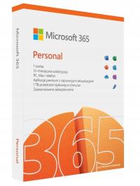 Microsoft 365 Personal PL P6 1Y 1U OFFICE 365 wersja BOX