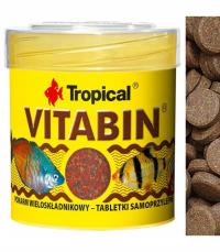 Tropical Vitabin - Pokarm wieloskładnikowy samoprzylepne tabletki 50ml 36g