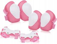 2 x OCHRANIACZE DLA DZIECI NA ŁYŻWY ROLKI ZESTAW NA ŁOKCIE KOLANA RĘCE WYGO