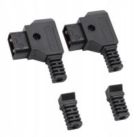 2 szt. Męskie złącze D Tap zestaw wtyczek do baterii V-mount V Lock OO