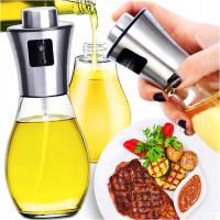 SPRYSKIWACZ DO OLEJU DOZOWNIK OLIWY OCTU W SPRAYU 200 ml SZKLANA BUTELKA