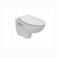 Miska podwieszana WC z deska slim wolnoopadajacą Roca Brava biała