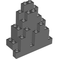 LEGO рок гора панель 3x8x7 темно-серый DBG 1 шт 6083