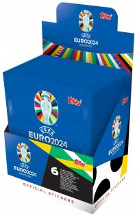 TOPPS EURO 2024 BOX 50 Saszetek z naklejkami