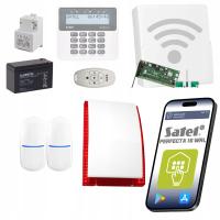 BEZPRZEWODOWY SYSTEM ALARMOWY DOMU SATEL GSM 2 CZUJKI PROFESJONALNY ALARM