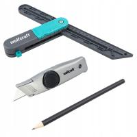 WOLFCRAFT Zestaw do układanie paneli winylowych 3-cz