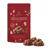 Clusters Ciasteczka korzenne & Mleczna czekolada 120g DESEO