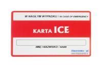 Karta informacyjna ICE - w nagłym wypadku