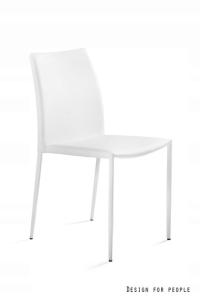 Krzesło Design white ekoskóra Unique