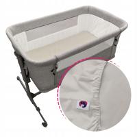 Prześcieradło do dostawki Espiro Cloud na Materac z Gumką BAWEŁNA Kolory