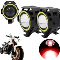 2X REFLEKTOR LED CREE U7 RING DO MOTOCYKLU