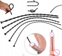 Мужской силиконовый расширитель 5 шт. черный расширитель 30 см