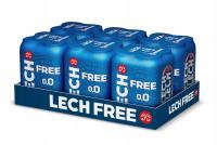 Безалкогольное пиво Lech Free 0% Lager can 24 x 500ml 6x 4 упаковки