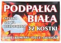 PODPAŁKA DO GRILA BIAŁA 1x32 KOSTKI