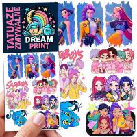 ДЕТСКИЕ МОЮЩИЕСЯ ТАТУИРОВКИ K-POP ОХОТНИЦЫ НА ДЕМОНОВ HUNTRIX DESIGNS