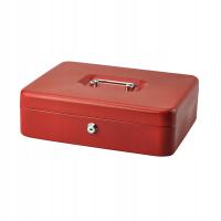 KASETKA NA PIENIĄDZE STALOWA MONEY TIME 300 MM - 2 KLUCZE - RÓŻNE KOLORY