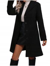 МОДНОЕ ЗИМНЕЕ ПАЛЬТО ЖЕНСКОЕ ОСЕННЕЕ ЭЛЕГАНТНОЕ ДЛИННОЕ ШЕРСТЯНОЕ ПАЛЬТО