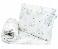 Pościel do łóżeczka 2 el poszewki Gąski bawełna Bonjour 120x90 40x60 cm