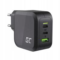 Быстрое зарядное устройство GC Power GaN 65W 2x USB-C PowerDelivery USB-A для телефона