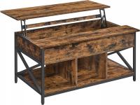 Подъемный бронзовый промышленный лофт таблицы столешницы скамейки для комнаты гостиной