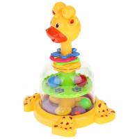 СПИННИНГ СПИННЕР ДЛЯ ДЕТЕЙ ЖИРАФ С ШАРИКАМИ СПИННИНГ ИГРУШКА ДЛЯ ДЕТЕЙ