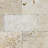 Плитка декоративный камень травертин классический барабан кирпич 15x7, 5x1 см