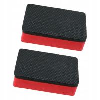 2x 3szt Clay Bar Mitt Średniej klasy materiał gliniany Łatwa glina detailingowa samochodu