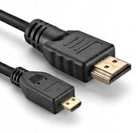 015 КАБЕЛЬ MICRO HDMI - HDMI 2м GOLD 1,4 b FULL HD