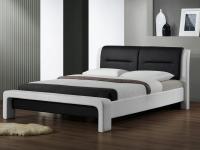 Кровать Кассандра белый черный 160X200 кровать HALMAR
