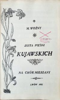 Woźny SUITA PIEŚNI KUJAWSKICH chór mieszany nuty