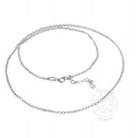 Серебряная простая цепочка 45 см из серебра 925