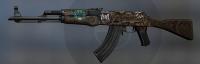 AK-47 NIEZBADANY UNCHARTED 4xNAKLEJKA STICKER CSGO