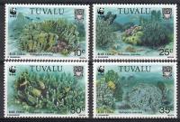 WWF Tuvalu 1992 Mi 638-641 Czyste **