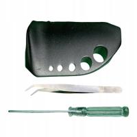 Płyta dociskająca kołowrotek wędkarski dla użytkowników lewej ręki, uprość swoją czerń