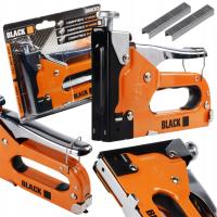 СТЕПЛЕР TAKER ОБИВКА МЕТАЛЛИЧЕСКИЕ СКОБЫ 6MM BLACK TOOLS