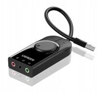 UGREEN внешняя звуковая карта USB mini JACK 3,5 мм наушники микрофон