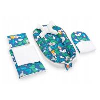 OTULACZ KOKON NIEMOWLĘCY KOCYK PODUSZKA MOTYLEK MINKY ZESTAW 5w1 TUTUMI