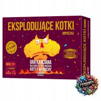 Eksplodujące Kotki: Imprezka (cicha wersja) gra imprezowa + książka, 2-10 o