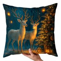 Poszewka świąteczna boże narodzenie na poduszkę dekoracyjna 40x40 ozdobna