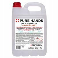 Дезинфицирующее средство для рук и кожи PURE HANDS 70% 5l