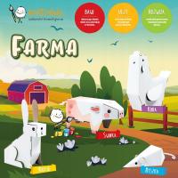 Kartoniaki Zestaw zwierzaków z tektury FARMA