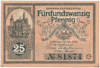 Strzegom - Striegau - 25 fenigów 12.5.1919