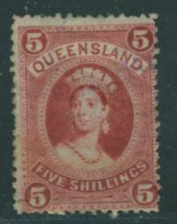 Queensland five shillings - Królowa Victoria